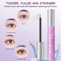 Eyelash Growth Serum Volumizing Lash Serum For Eyelash Growth Longer & Thicker Lash Enhancing serum With Natural Formula Vegan & Cruelty-Free (5mL) - Image 2