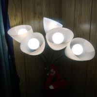 5PCS Acrylic Plastic Floor Lamp Shade Replacement Cover - Medusa Design Lamp Shades for Floor Lamps with E26 Base Compatibility, 4.5 x 5.75 inches Plastic Shade Cover - Image 5
