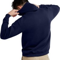 Hanes EcoSmart Hoodie, Midweight Fleece, Pullover Hooded Sweatshirt for Men - Image 2