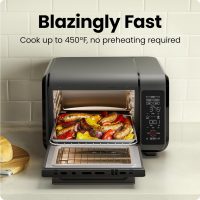 Chefman Air Fryer Toaster Oven Combo, 15 Qt. Countertop Oven for Quick & Healthy Meals, Bake, Broil, Air Fry, Toast, and Bagel Functions, 450°F Max Temp, 4 Slice Toaster Oven Air Fryer Combo - Image 2