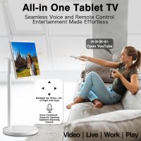 32In Wireless Smart Portable TV on Wheels 4K Smart Touchscreen Monito,Mobile TV Tablet,Android 13,(5-8-Hour) Battery,with 4K Camera,Full Swivel Rotation,(8RAM+128GB) Voice Remote Control(32 inch Pro) - Image 4
