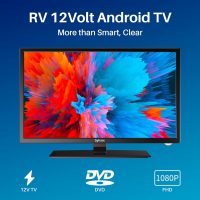 SYLVOX RV TV, 27-Inch 12 Volt Television, Smart Google TV, Full HD 1080P, DVD Built-in, 178° Wide Viewing, HDMI & USB Ports, AC/DC, Wide Voltage Protection, Trailer Seies - Image 2