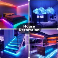 DAYBETTER LED Strip Lights 110ft, Smart Lighting Strips with App Remote Control, RGB Music Sync Color Changing Lights for Bedroom Kitchen Party Home Decor(1 Roll) - Image 7