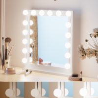 Brightown 14 Bulb Dimmable Hollywood Makeup Mirror Lights, 22Ft Adjustable Vanity Lighting Fixtures for Full Length Mirror (Mirror Not Included) - Image 3