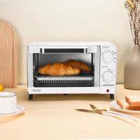 Mainstay Toaster Oven Combo Kitchen Appliances, Fits 9” Pizza, 4 Slice Capacity, Powerful Circulation, Auto Shutoff, Includes Baking Rack Pan Quartz, up to 60 Min, Easy Clean (Arctic White) - Image 7