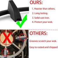 Wok Ring, Replacement Parts Cast Iron Wok Support Ring for Gas Stove Burner Grate Samsung, GE, Kitchenaid, LG, Whirlpool, Frigidaire, Kenmore Etc Gas Stove Stand Rack Accessories - Image 3