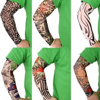 Akstore Temporary Tattoo Sleeves Set Arts Temporary Fake Slip On Tattoo Arm Sleeves Kit - Image 4