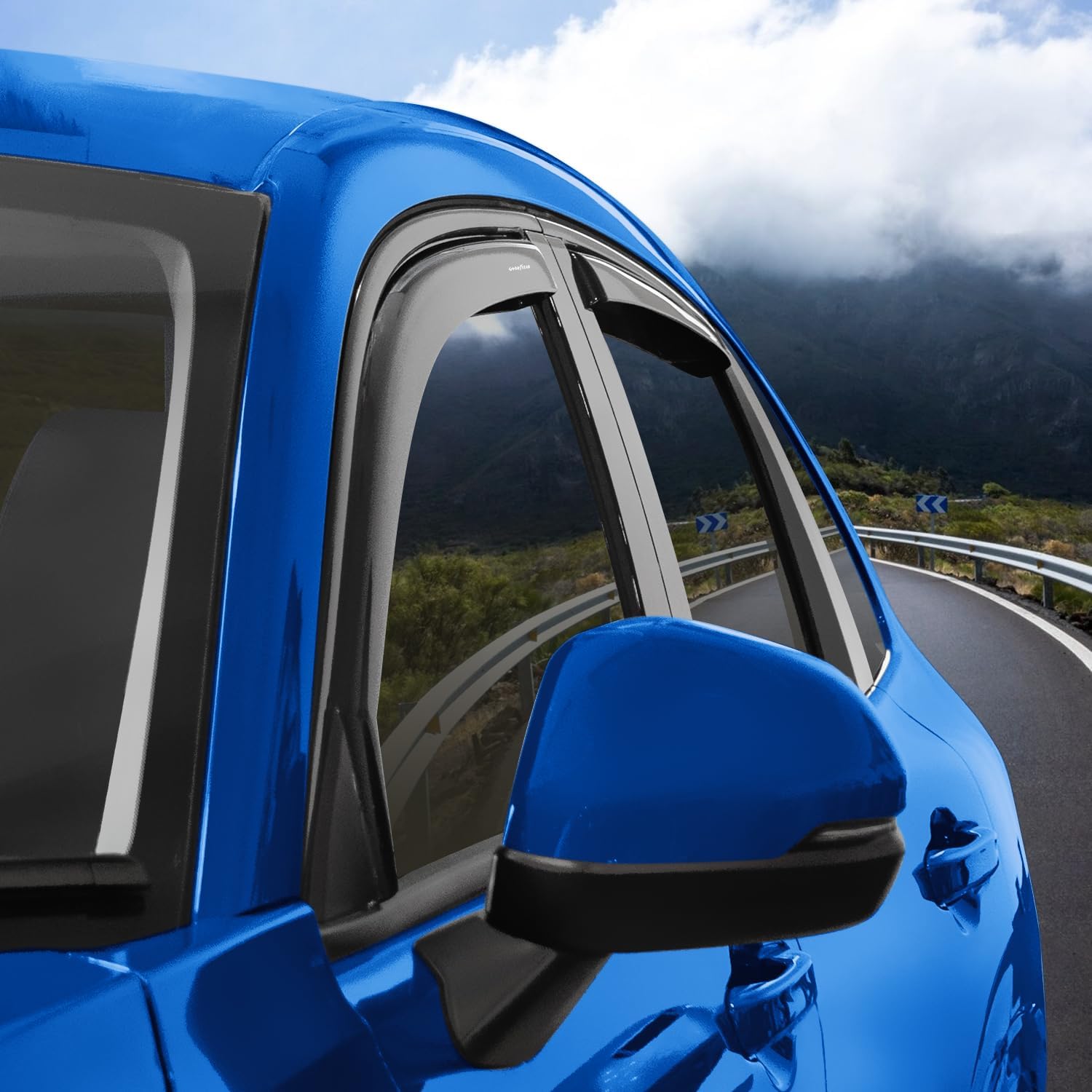 Goodyear Shatterproof in-Channel Window Deflectors for Honda HR-V 2023-2025, Rain Guards, Window Visors for Cars, Vent Deflector, Car Accessories, 4 pcs - GY007978 - Image 5