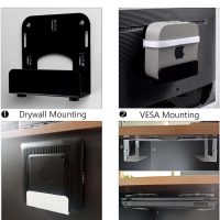 Cable Box Mount Modem Adjustable Wall Mount for Most Narrow Media Players Compatible with Roku, Router, Fire TV, Mac mini, Beelink, Cable Box, and Other Streaming Media Players - Image 4