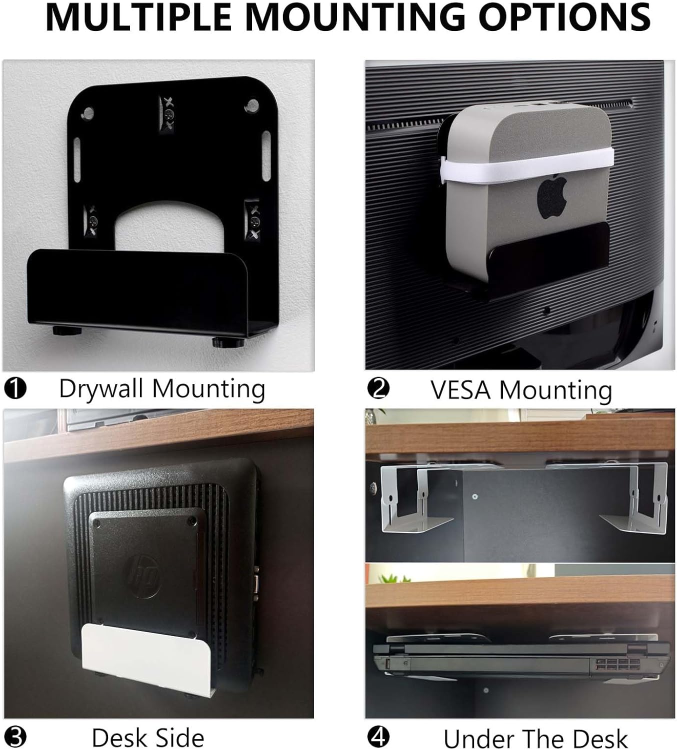 Cable Box Mount Modem Adjustable Wall Mount for Most Narrow Media Players Compatible with Roku, Router, Fire TV, Mac mini, Beelink, Cable Box, and Other Streaming Media Players - Image 4