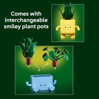 LEGO Botanicals Happy Plants Building Toys - Bedroom or Dorm Room Decor for Girls, Boys, & Adults, Desk or Shelf Display - Stocking Stuffers & Gift for Christmas - 10349 - Image 5