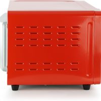 MegaChef 9.5 Quart Electric Counter Top 2 Slice Toaster Oven with Built in Timer, Bake, Broil, Toast (Candy Red) - Image 4