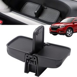 Cup Holder Insert Compatible with Honda Vehicle HRV HR-V 2016 2017 2018 Replaces# 77230-T7W-A02ZA, 77230T7WA02ZA