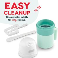 DASH My Pint Ice Cream Maker Machine (Aqua): Multi-Purpose Soft Serve Ice Cream Machine for Homemade Gelato, Sorbet, Frozen Yogurt, Includes Mixing Spoon, Easy to Clean and Store - Image 8