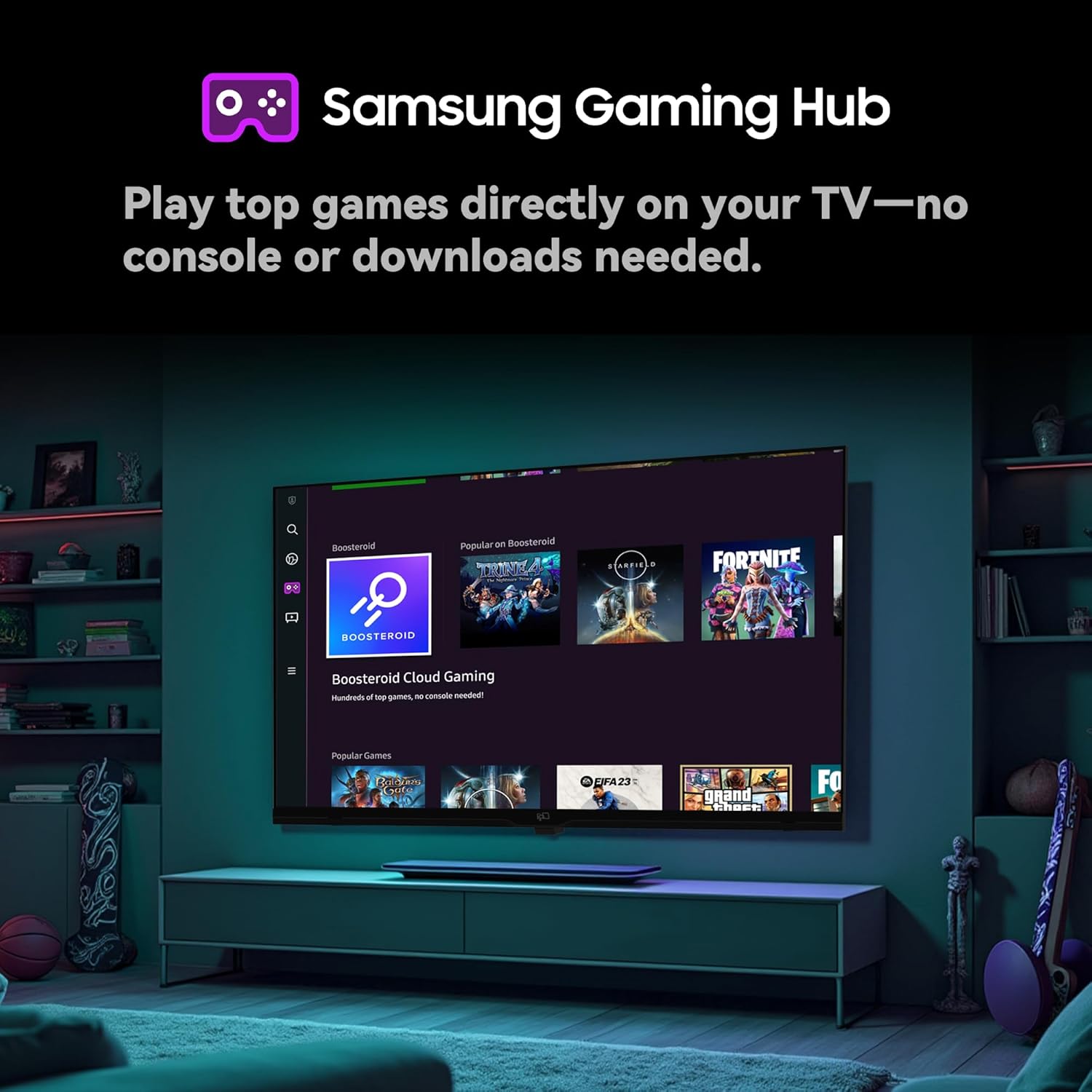 FPD 43 Inch Smart TV 1080P Full HD Powered by Tizen OS Compatible with Dolby Audio, HDR 10, HDMI, WiFi, Bluetooth, Flat Screen Television (AT43-P1, 2025) - Image 7
