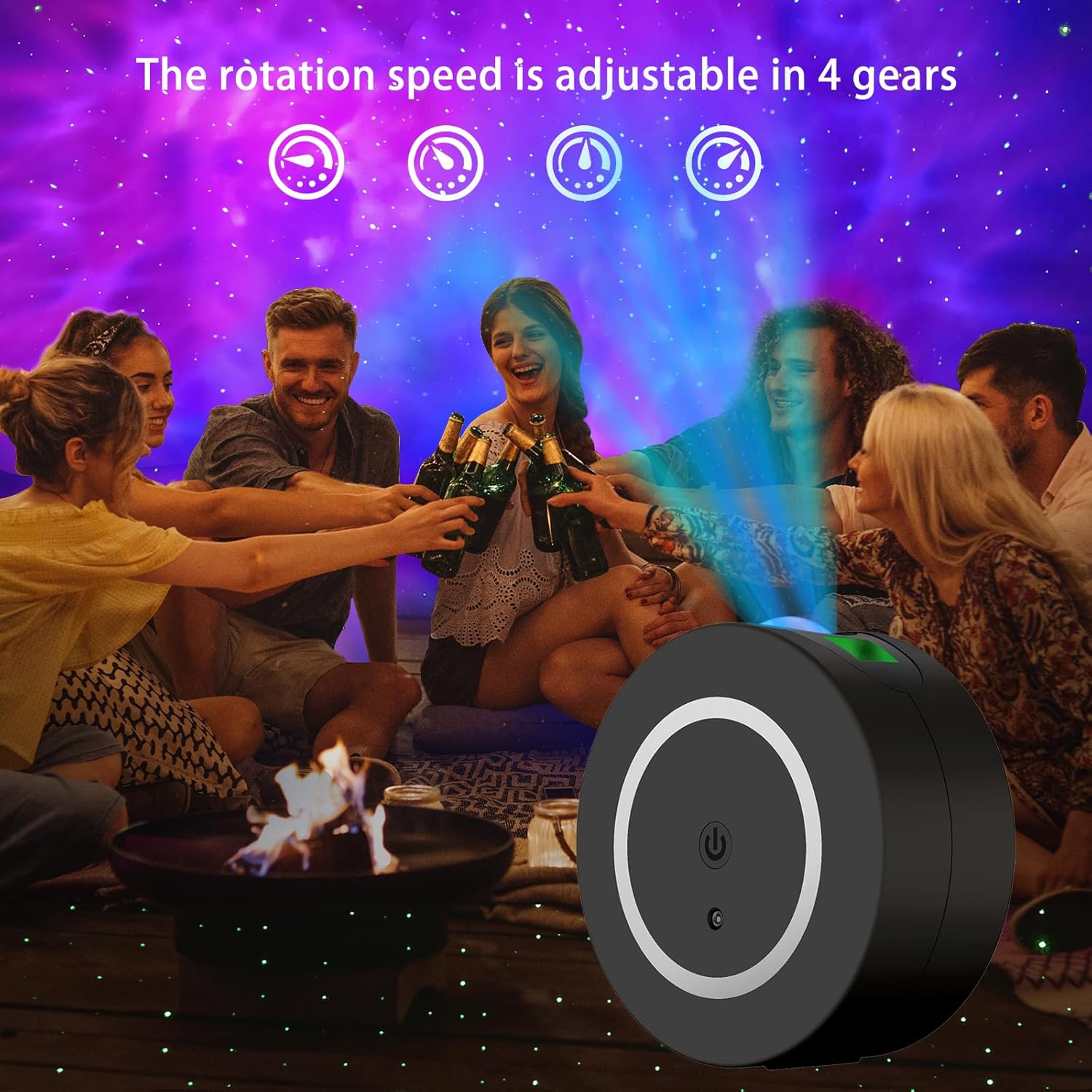 Galaxy Projector, Star Projector Galaxy Light, Night Light with Timer and Remote, for Bedroom, Home Decor, Christmas, Birthday - Image 5