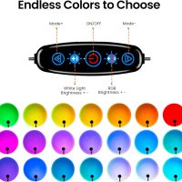 Sunset Lamp Projection, Not Only 21 Colors Sunset Lights, 180 Degree Rotation Led Light, Push Button Switch & APP Control Projector for Party Bedroom Decor - Image 4