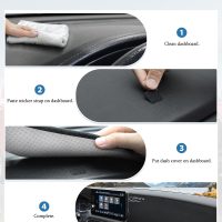 FIILINES Dash Cover for Honda HR-V 2023-2026 HRV, Dashboard Mat HRV Accessories Mesh Dash Mat Sunshade Nonslip Protector No Glare Black - Image 6
