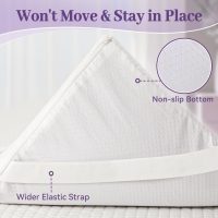 SINWEEK 2 Inch Gel Memory Foam Mattress Topper Twin Size, Ventilated High Density Pad for Back Pain, Bed Topper with Removable Soft Cover, CertiPUR-US Certified - Image 6
