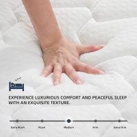 Full Size Mattress 10 Inch | Full Mattresses in a Box Hybrid | Medium Firm Feel Memory Foam and Individual Pocket Springs | Fiberglass Free Bed Matress | Breathable | CertiPUR-US | Upgrade - Image 3