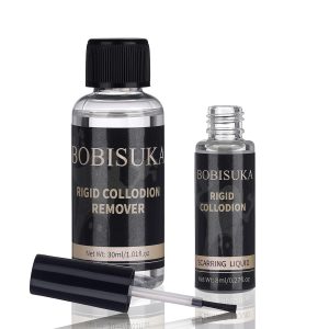 BOBISUKA SFX Scar Makeup Kit - Rigid Collodion with Brush & Remover - Professional Realistic Scarring Liquid for Halloween, Cosplay, Theater, Film & Stage