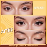 QUEWEL Magnetic Eyelashes 1 Pair Reusable Magnetic Eyelashes with Applicator No Glue Needed Eyelashes Cat Eye Natural Look Lash Clusters Kit Easy to Wear and Remove(B07) - Image 7