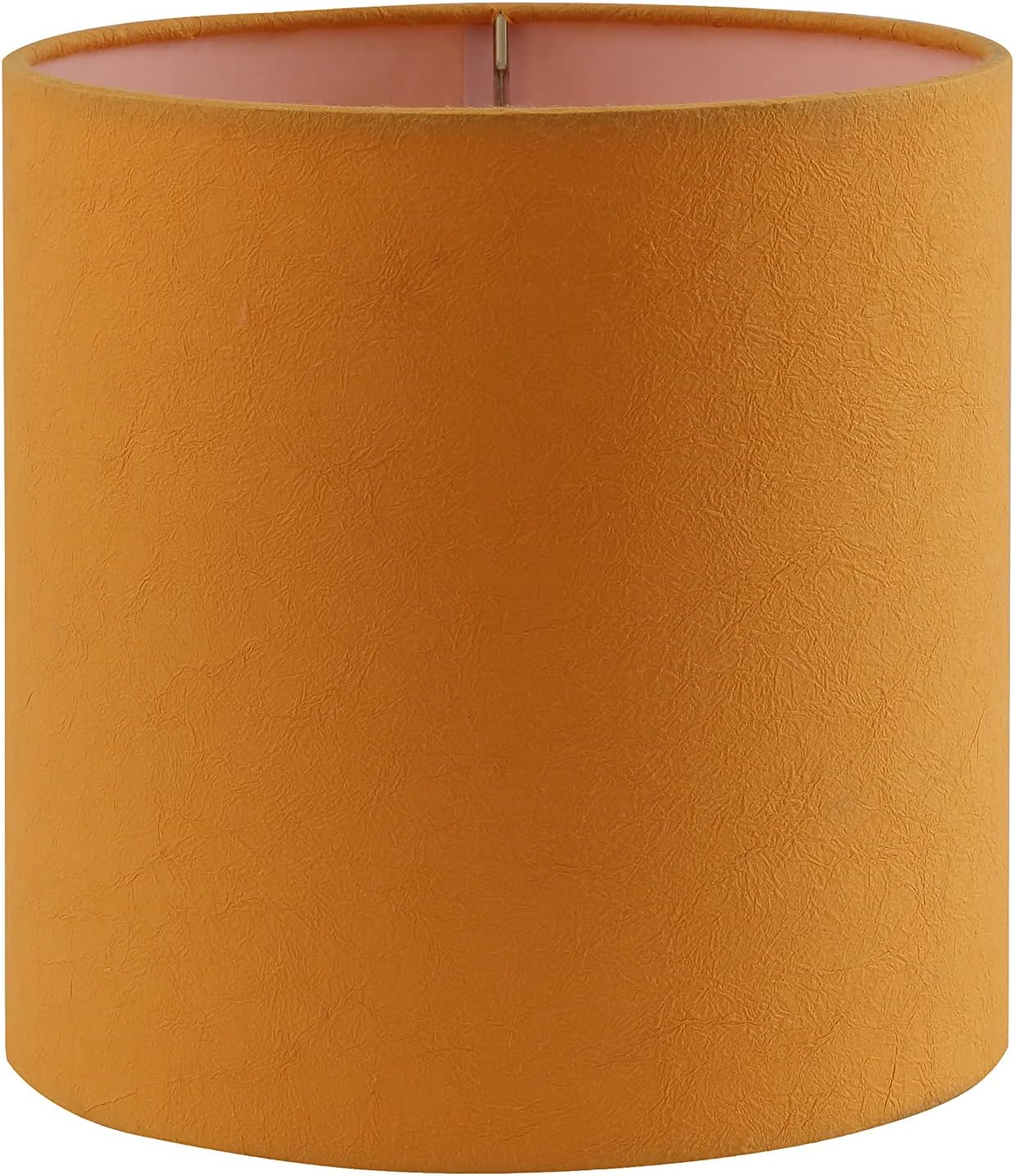 Aspen Creative 31238A Transitional Drum (Cylinder) Shaped Spider Construction Lamp Shade in Honey, 8" Wide (8" x 8" x 8")