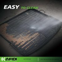 HAFIDI® Floor Mats & Cargo Liner Set Fit for 2016-2022 Toyota Prius Not for Prius Prime/c/v All Weather Protection TPE Anti-Slip Automotive Full Set Floor Liners Custom Accessories - Black - Image 6