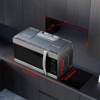 Empava Over the Range Microwave Oven with Screen Touch Control, 1000 Watts, 300 CFM Venting and Sensor Cooking in Stainless Steel, EMPV-30OTR01, Silver - Image 7