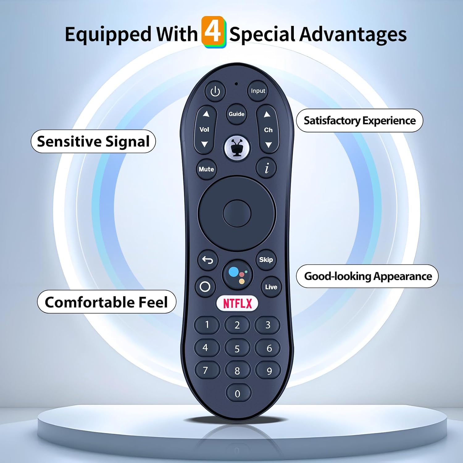 New Replace R37023B Voice Remote Control Compatible for TiVo Stream 4K UHD Streaming Media Player - Image 5