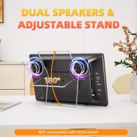 14 Inch Portable TV, Small 1080P Television with Speakers, ATSC Tuner with Antenna, HDMI/USB/AV Inputs, Battery Powered TV for Camping, Car, RV, Travel, Home - Image 4