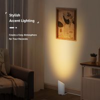 SUNVIE 2 Pack Uplighting Indoor Floor Can Light, 5W Up Lights with 2700K LED GU10 Bulbs, Uplights Floor Spot Lights Indoor for Home Accent Lighting, 5.9 FT Plug Cord & Foot Switch - Image 5
