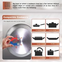 Empava Portable Induction Hot Plate Cooktop, Single 1 Burner Countertop Cooker, 3 Preset Modes, Shatter-proof Flat Glass Top, 110~120 Volt Plug in Electric Stove for Kitchen, Outdoor Camping, RV - Image 6