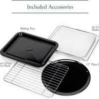 Café Couture Oven with 14 essential cooking modes, including Air Fry, CrispFinish, Bake, Broil, Roast, Toast, Pizza, WiFi & Smart Connected, Voice Control, Countertop Small Appliances, Steel Silver - Image 4
