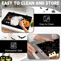 Halloween Stove Top Cover for Electric Stove 28 "x 20 ", Boo Heat Resistant Glass Top Stove Cover Protector, Glass Cooktop Covers, Kitchen Flat Electric Stove Top Covers - Image 6