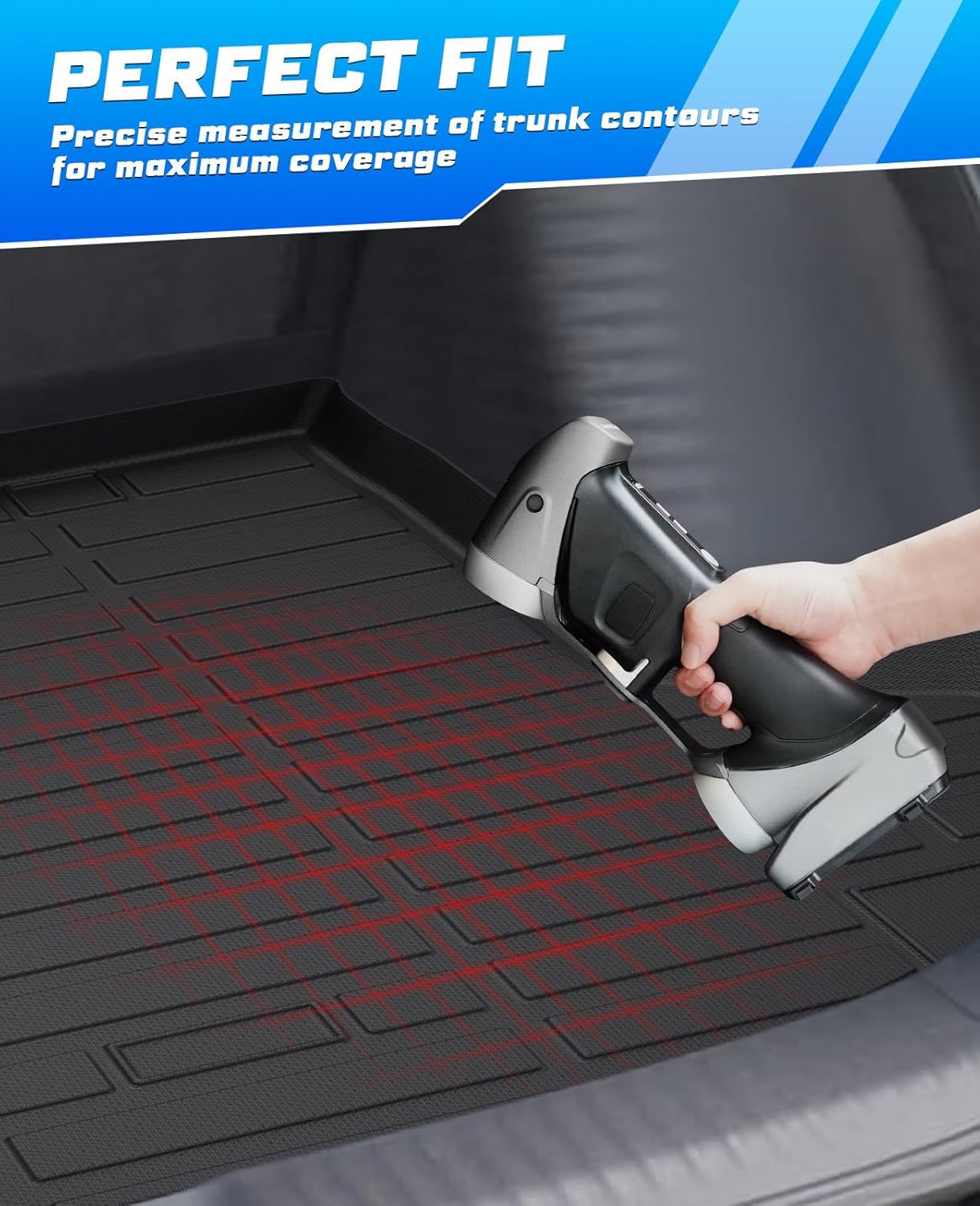 Cargo Liner for Honda HR-V 2023 2024 2025 HRV Hybrid Accessories TPE Cargo Mat All Weather HRV Rear Cargo Trunk Mat Waterproof Black - Image 6