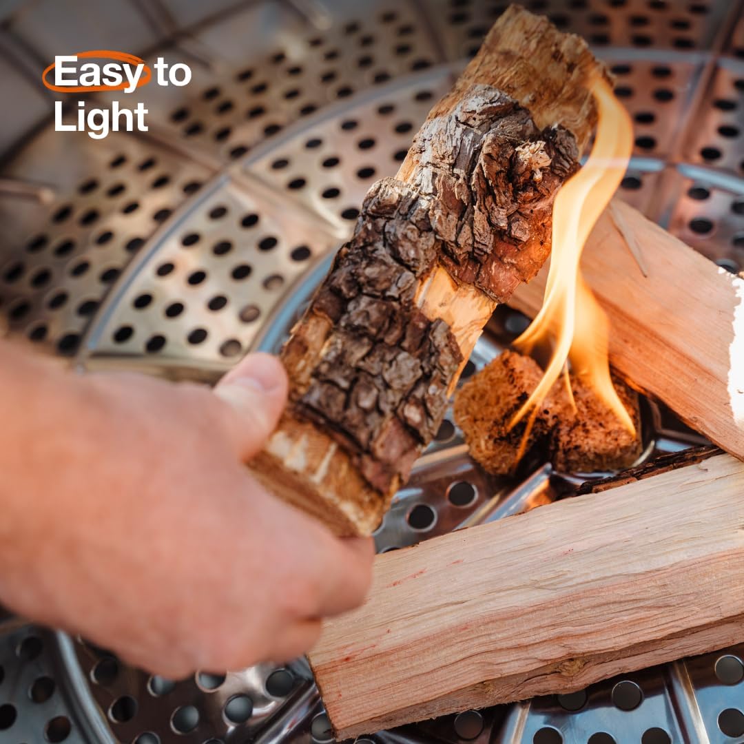 Solo Stove Yukon 27 Inch Smokeless Fire Pit with Removable Ash Pan - Wood Burning Portable Stainless Steel Outdoor Fireplace, Stainless Steel, Ideal for 6 or More People, 38 lbs - Image 5