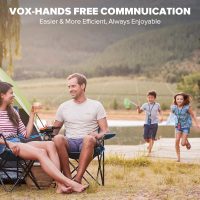 Wishouse Walkie Talkies for Adults Long Range-Rechargeable 4 Pack 2 Way Radios, Hiking Accessories Camping Gear Xmas Birthday Gift for Kids Family with Lamp,SOS Siren,NOAA Weather Alert,Easy to Use - Image 7