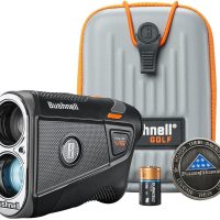 Bushnell Golf Tour V6 Laser Rangefinder Patriot Pack, Visual Jolt Flag Locking, Magnetic Mount, 1300 Yard Range 6X Magnification - Image 2