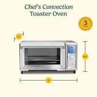 Cuisinart Convection Toaster Oven, Stainless Steel, 16.93"D x 20.87"W x 11.42"H, TOB-260N1 - Image 3