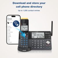 VTech IS8128-31 Super Long Range 3-Handset DECT 6.0 Cordless Phone for Home with Answering Machine, 2300 ft Range, Call Blocking, Bluetooth Connect to Cell, Intercom - Image 9