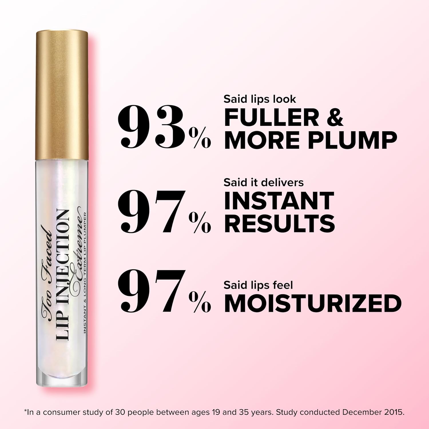 Too Faced Lip Injection Extreme Lip Plumper Gloss | Hydrating, Glossy, & Helps Volume Appear Fuller Over Time - Image 7
