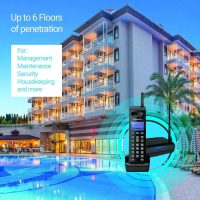 EnGenius FreeStyl 2, Extreme Long Range, Expandable up to (9) Handsets, 900 MHz, Analog Cordless Phone with 2-Way Radio for Broadcast/Intercom, Coverage up to 100,000 sq ft, Built-in RSSI Tools… - Image 4