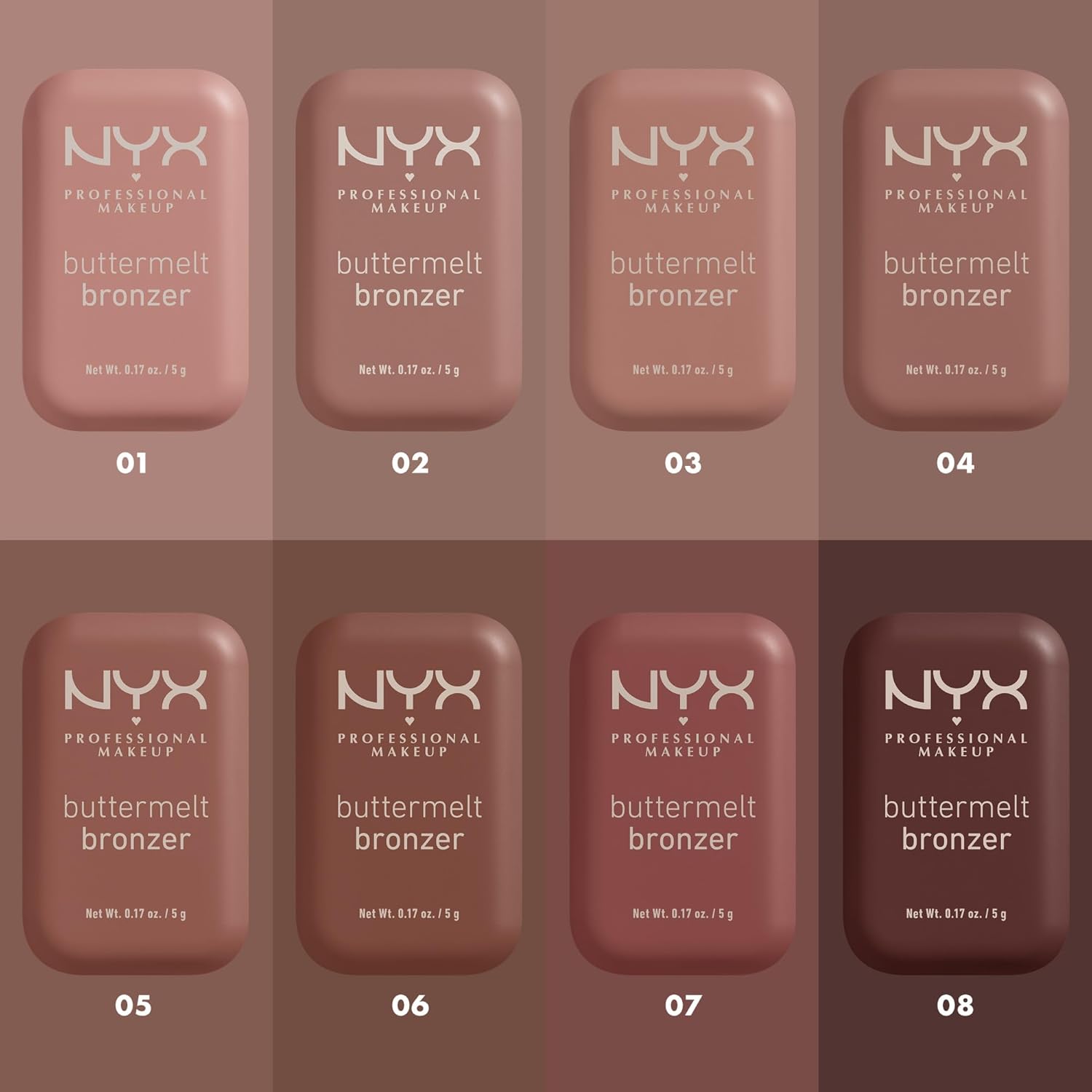 NYX PROFESSIONAL MAKEUP Matte Buttermelt Bronzer, Longwear Face Makeup with Up to 12 Hours of Wear, Vegan Formula - Deserve Butta (Light Medium Cool) - Image 6