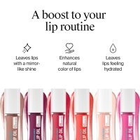 Neutrogena Hydro Boost Tinted Lip Oil with Hyaluronic Acid, Designed to Hydrate & Nourish While Providing a Luxurious Pop of Color for Fuller-Looking Lips, Light Pink, .2 fl. oz - Image 4