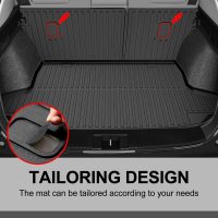 Floor Mats & Cargo Liner & Backrest Mat Custom Fit for Honda HRV 2026 2025 2024 2023 (Include Hybrid) and Acura ADX 2025: All Weather TPE Floor Mats for HR-V Floor Liner Accessories - Image 6