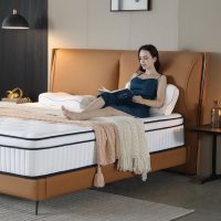 Queen Size Mattresses, 14 Inch Queen Mattress in a Box, Medium Firm Hybrid Mattress with Pocket Springs, Pressure & Pain Relief, Strong Edge Support, Ultimate Motion Isolation - Image 7