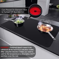 FLASLD Stove Top Covers - Glass Top & Ceramic Cooktop Protectors, Full Covers for Electric Stovetop, Black-2132 inch - Image 3