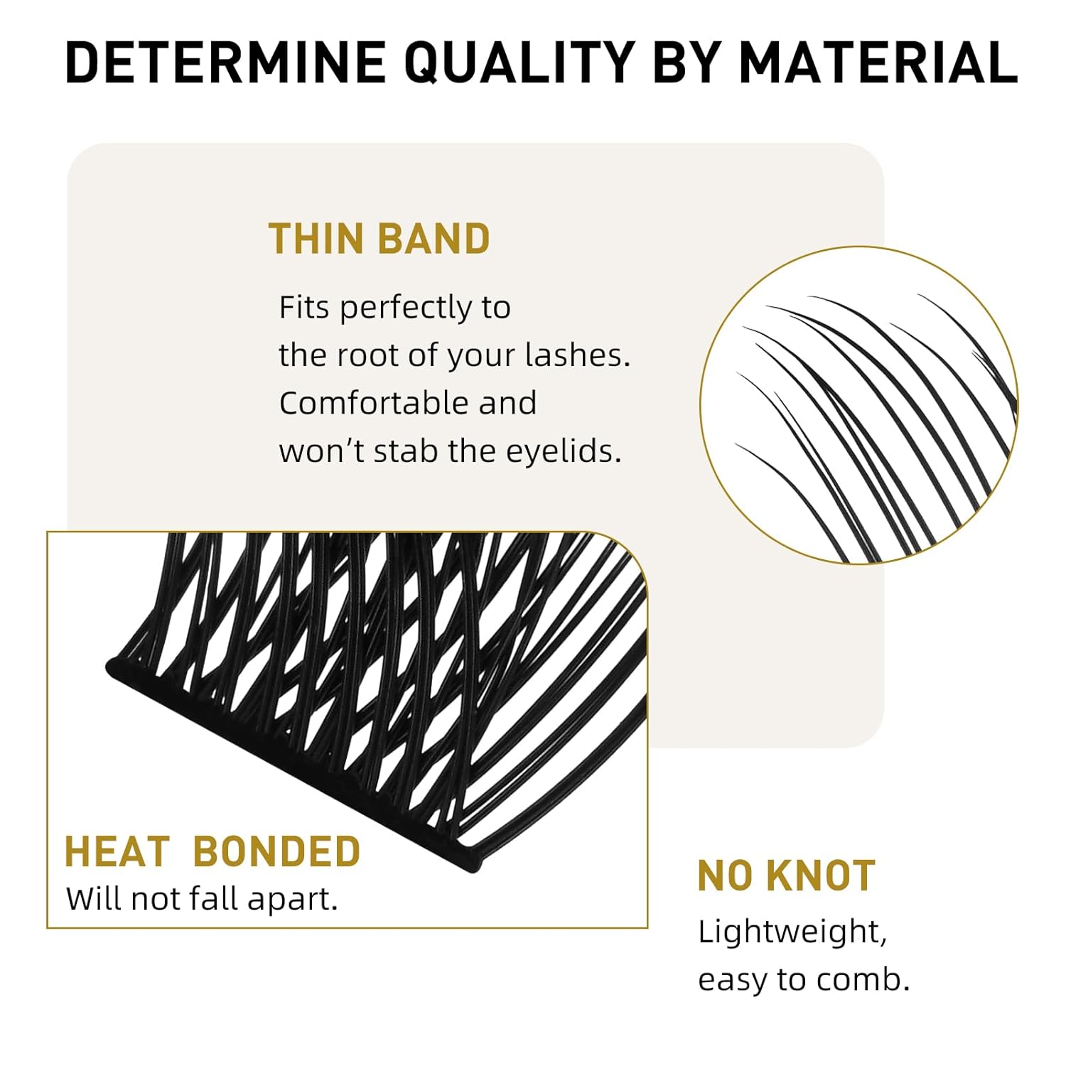 B&Q Lash Clusters Wispy B02, Eyelash Clusters 72PCS Cluster Eyelash Extensions, D Curl Lash Cluster 8-16mm Natural Individual Lashes Volume False Eyelashes Clusters with Soft Band(B02-D-8-16MIX) - Image 3