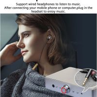 Amplifier Home Audio Stereo Receivers with Bluetooth 5.0, Supports WiFi Connection, HiFi Headphone Output, 2.0 Channel Versatile Amplifier System, for Home Theater Speakers, Studio, Karaoke - Image 4